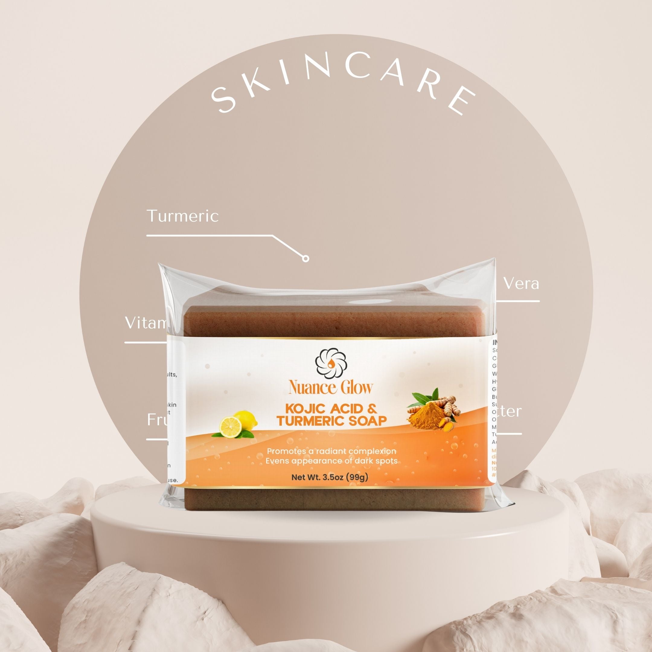 Kojic Acid & Turmeric Soap