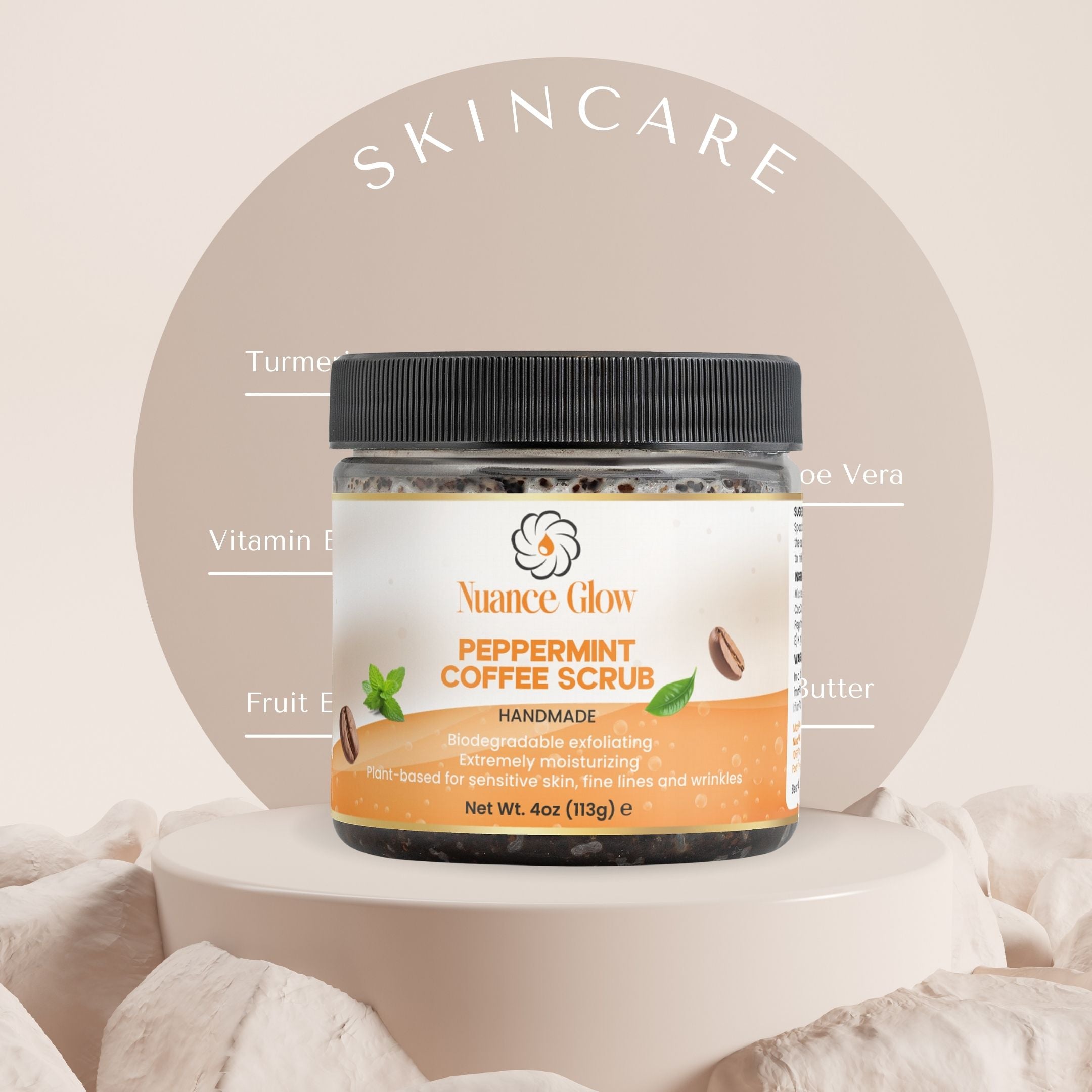 Peppermint Coffee Scrub